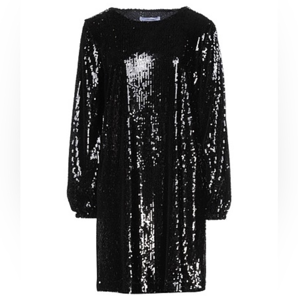 BLACK SEQUIN DRESS NWT (US 12) - Picture 1 of 1